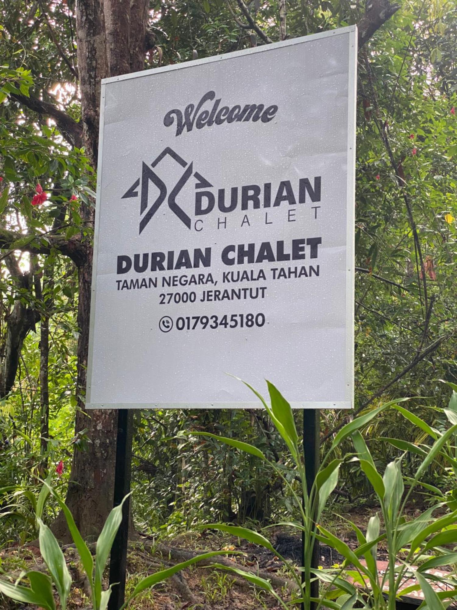 Durian Chalet 쿠알라타한 외부 사진